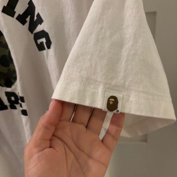 A Bathing Ape T Shirt camouflage logo - Picture 3 of 5